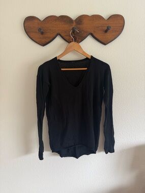Black Lululemon Lightweight Knit Sweater
